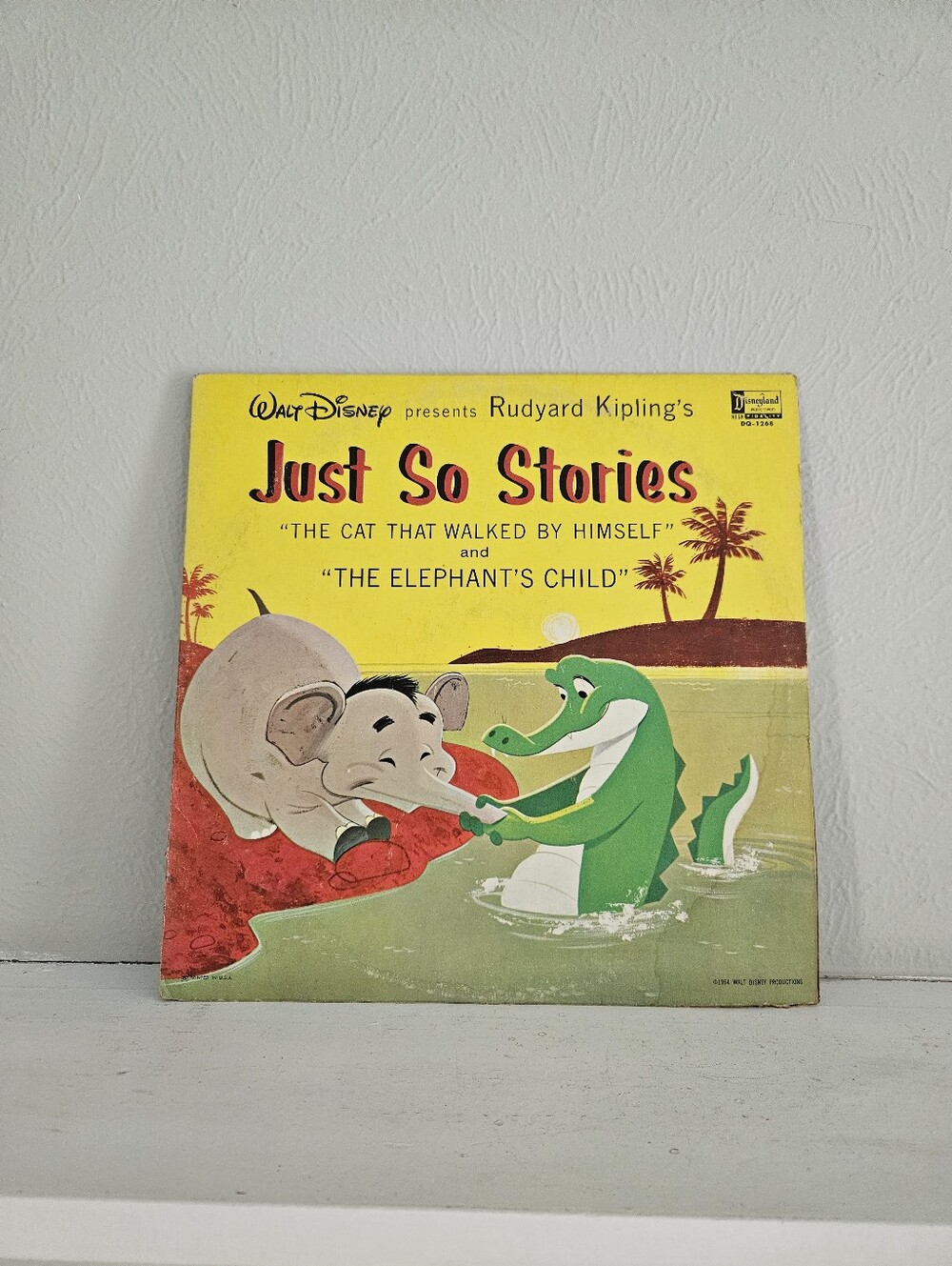 Vintage Walt Disney Disneyland Records 'Just So Stories' Storytime Vinyl